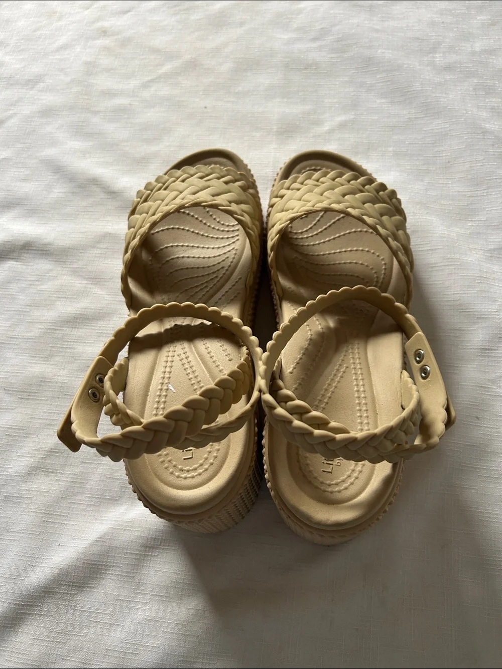 Women's Tan Wedge Sandals
